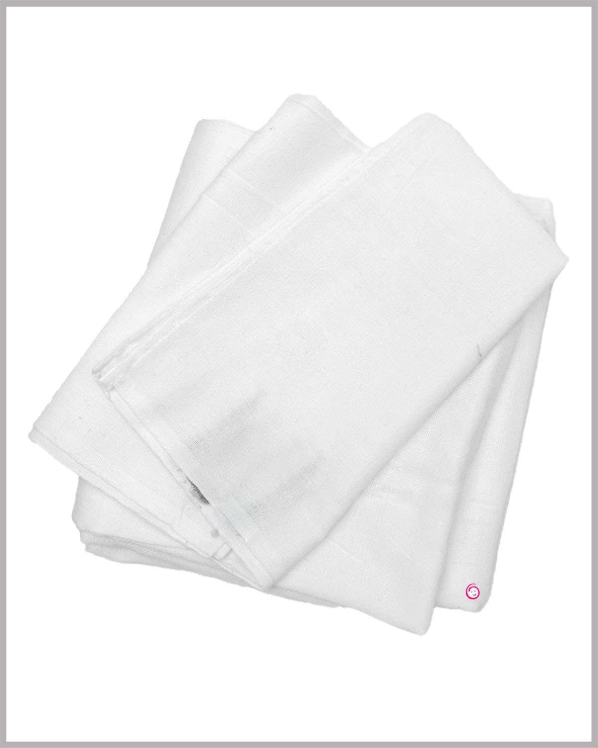 Baby Soft Cotton Plain Bath Towel - White