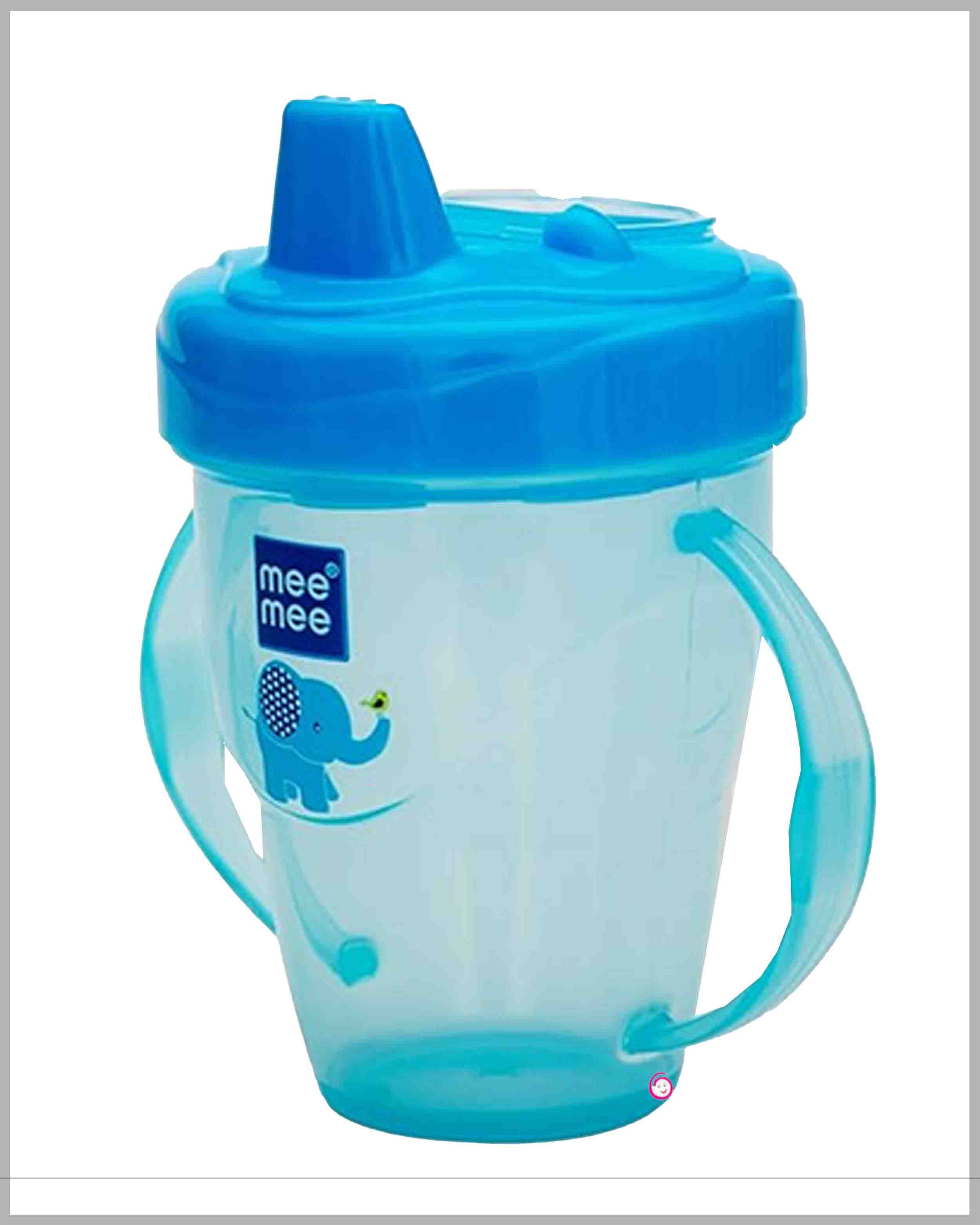 Mee Mee Easy Grip Twin Handle Non Spill Sipper Cup - Blue