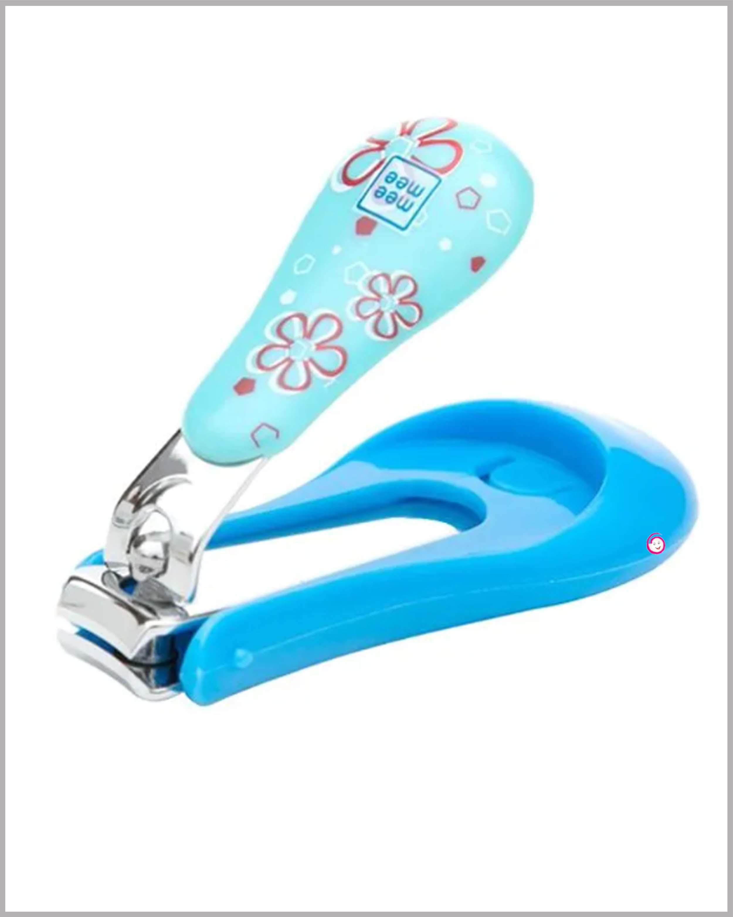 Mee Mee Nail Clipper With Skin Guard - Blue