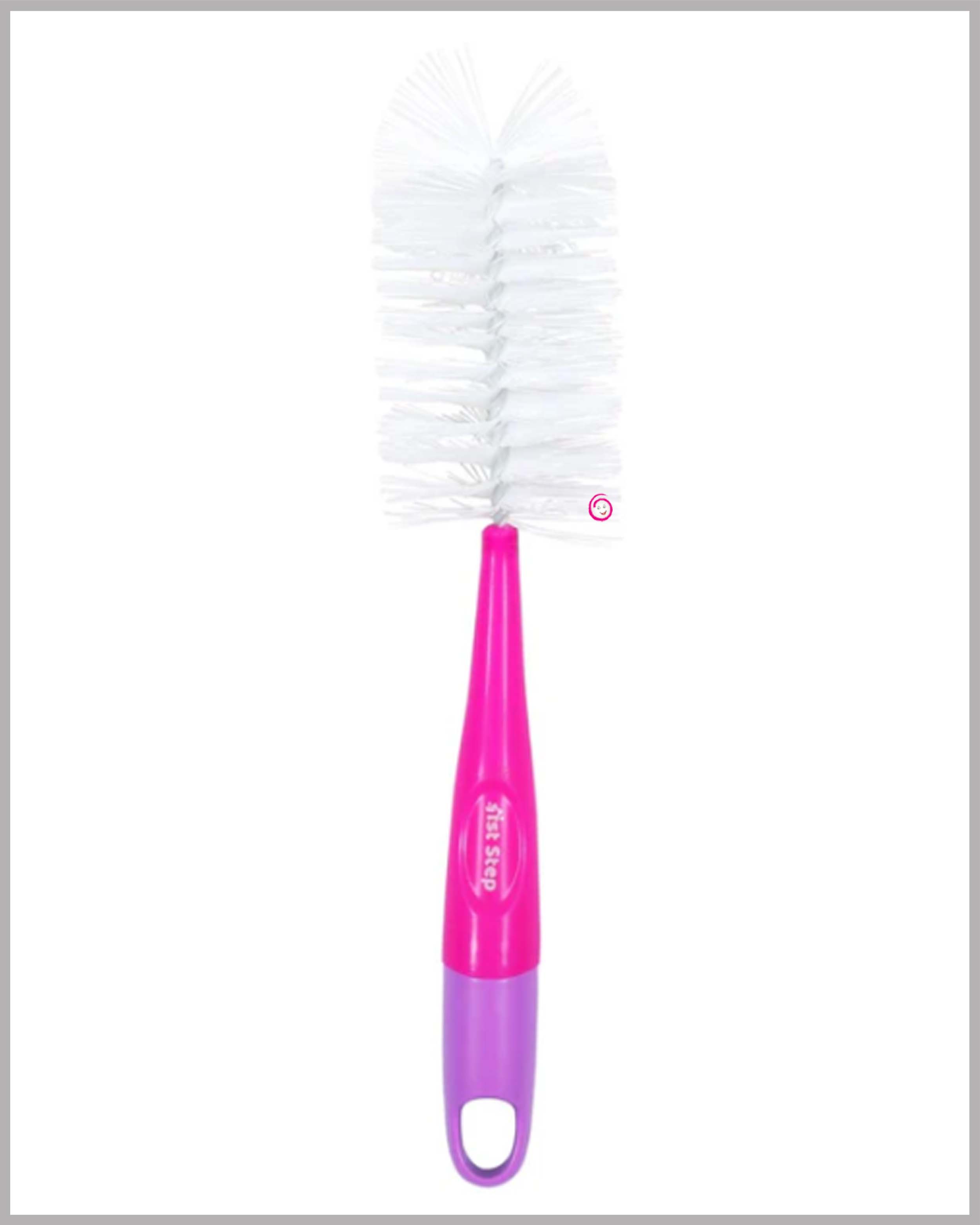 1st Step Bottle and Nipple Cleaning Brush - Pink