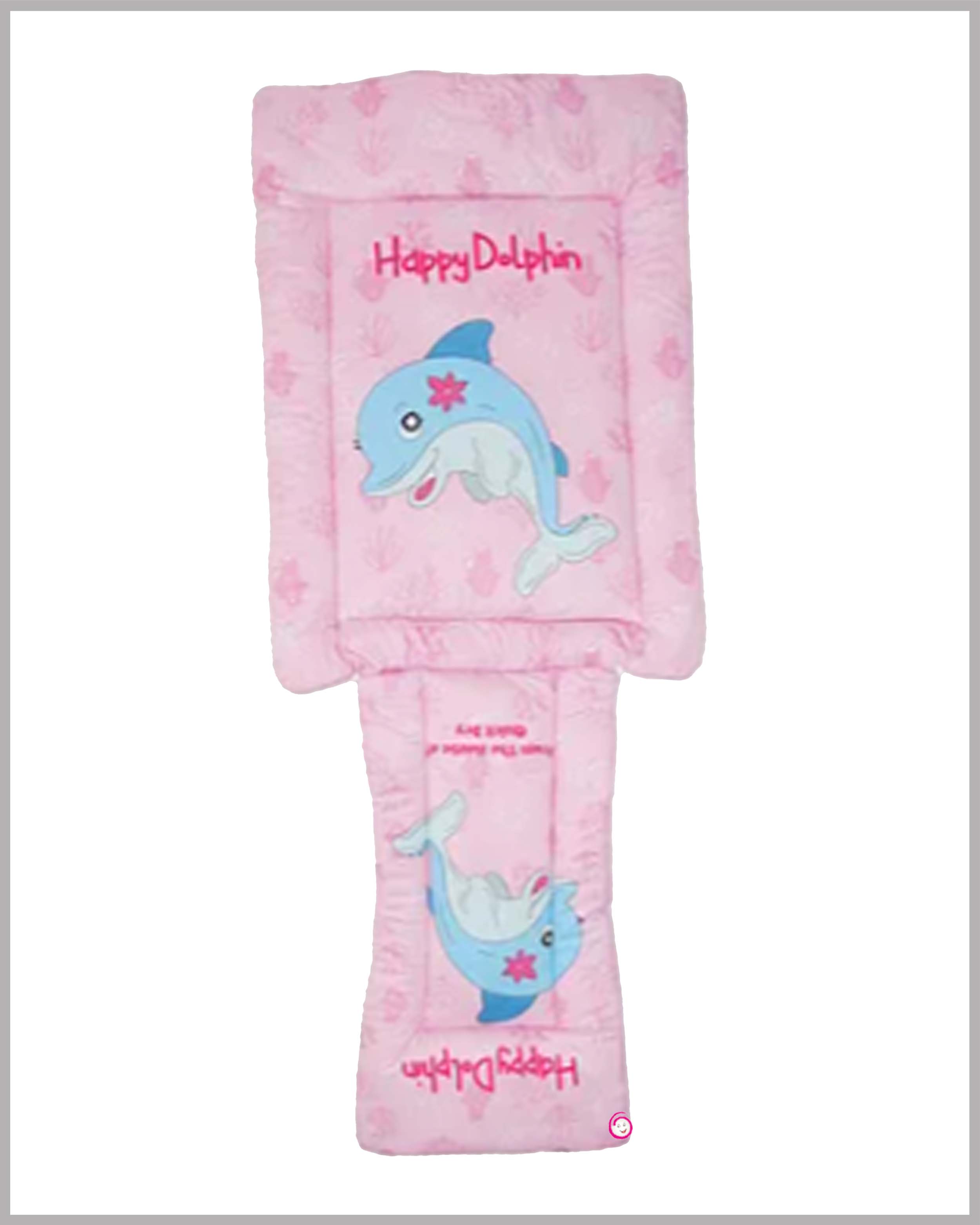 Quick dry baby kangaroo wrapper happy dolphin printed carry bed - Lavender