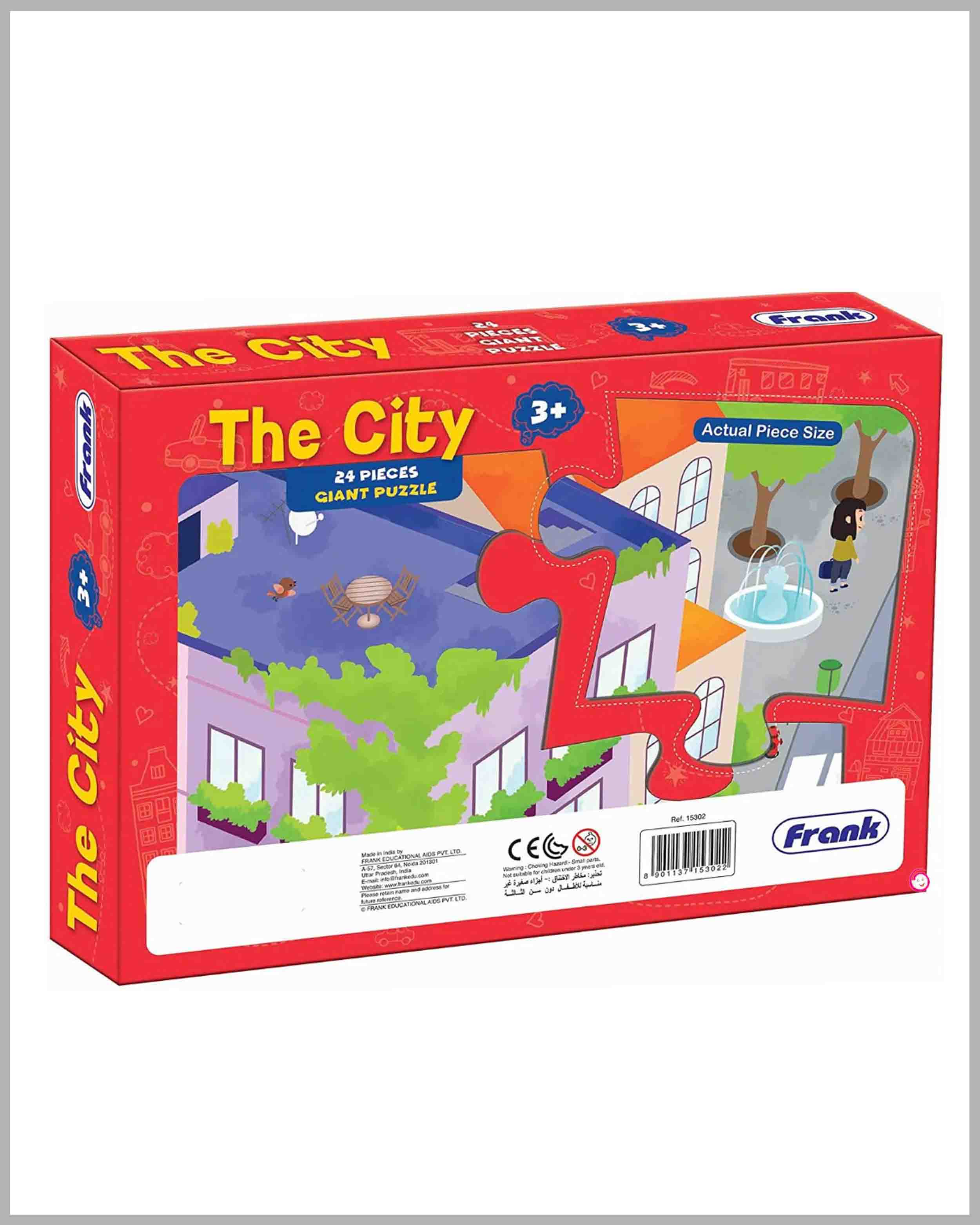 Frank The City 24 Pieces Giant Floor Puzzle