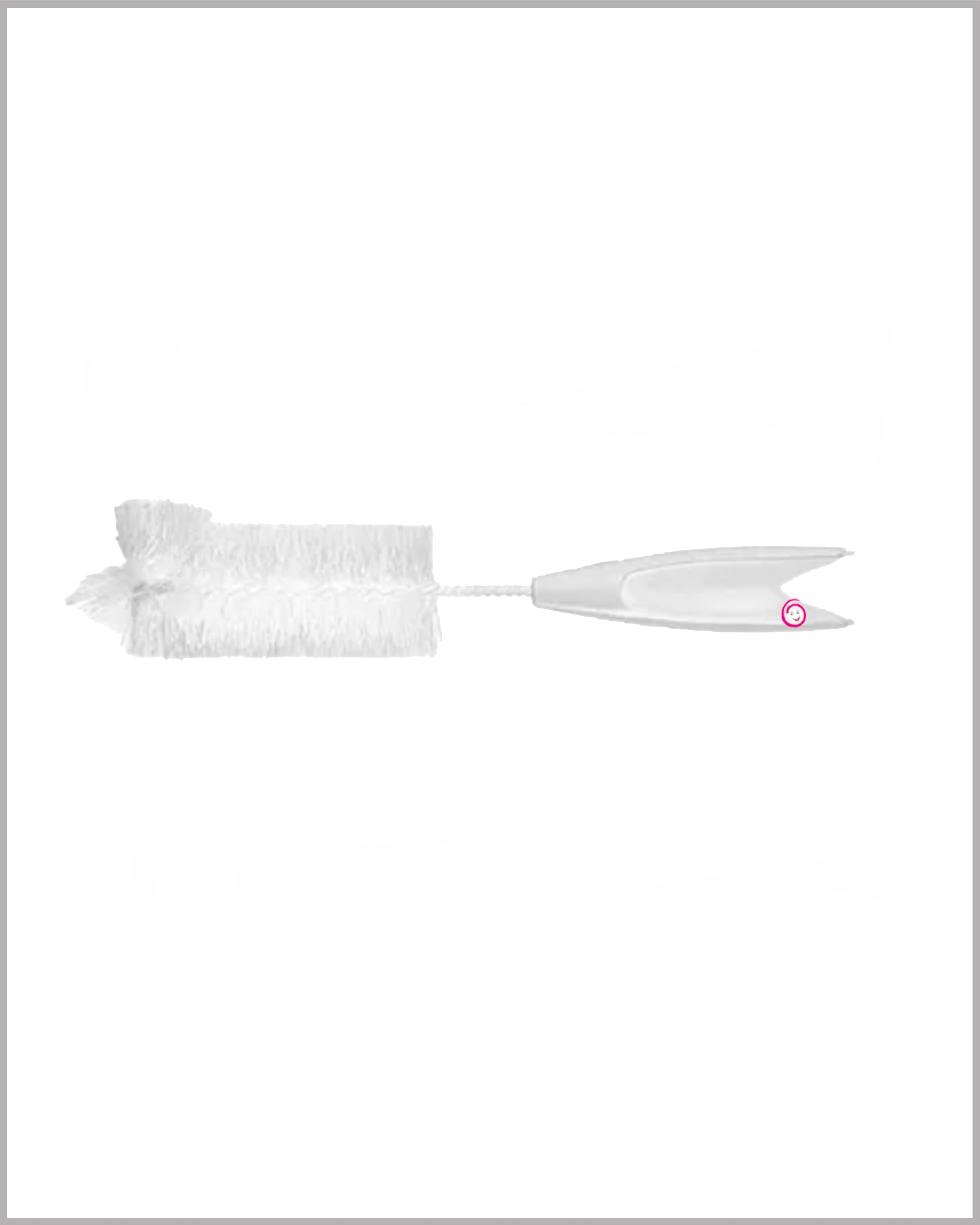 Chicco 3 In 1 Bottle Cleaning Brush - Blue & White