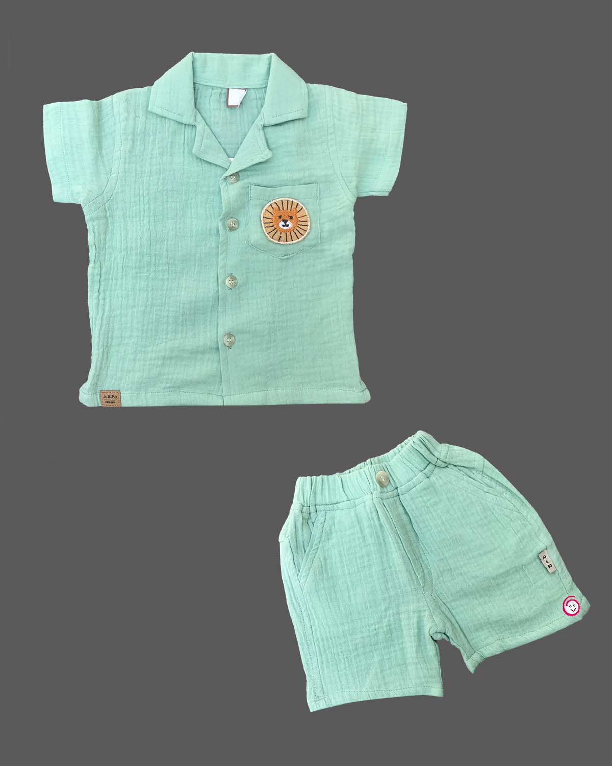 top & shorts