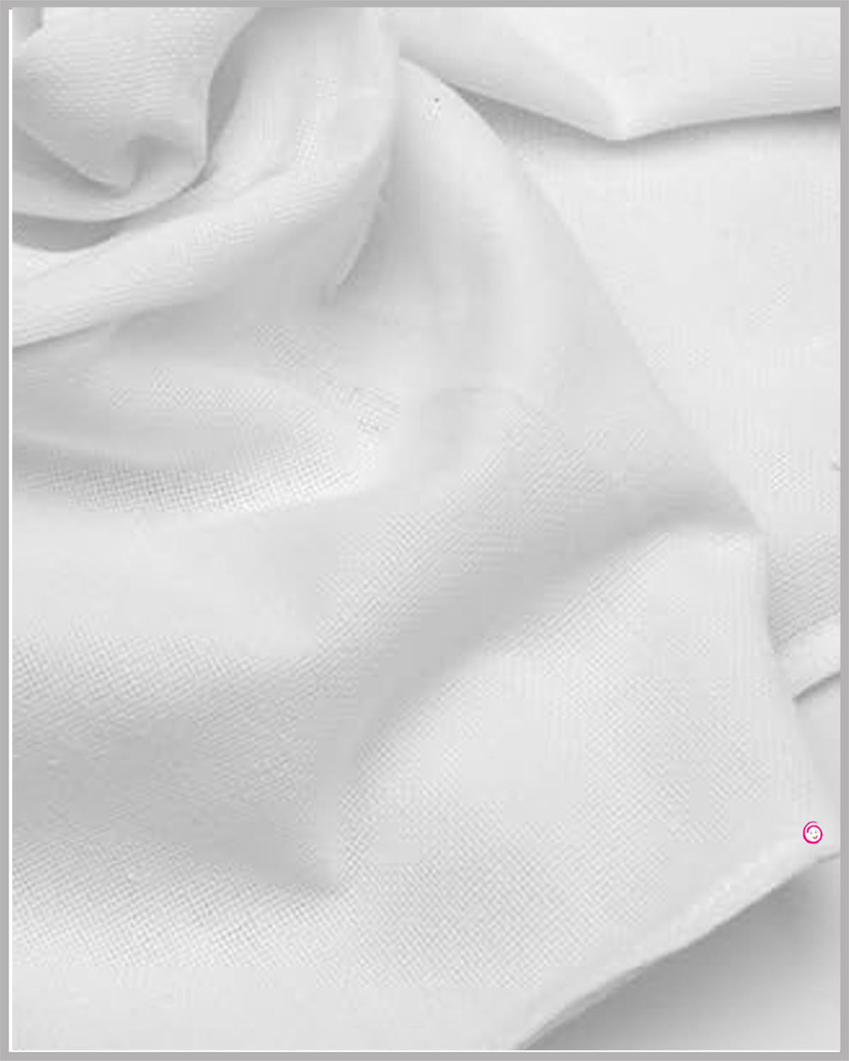 Baby Soft Cotton Plain Bath Towel - White