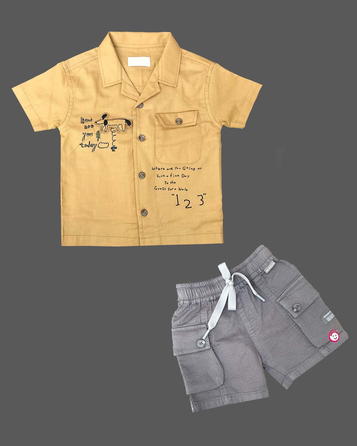 top & shorts set