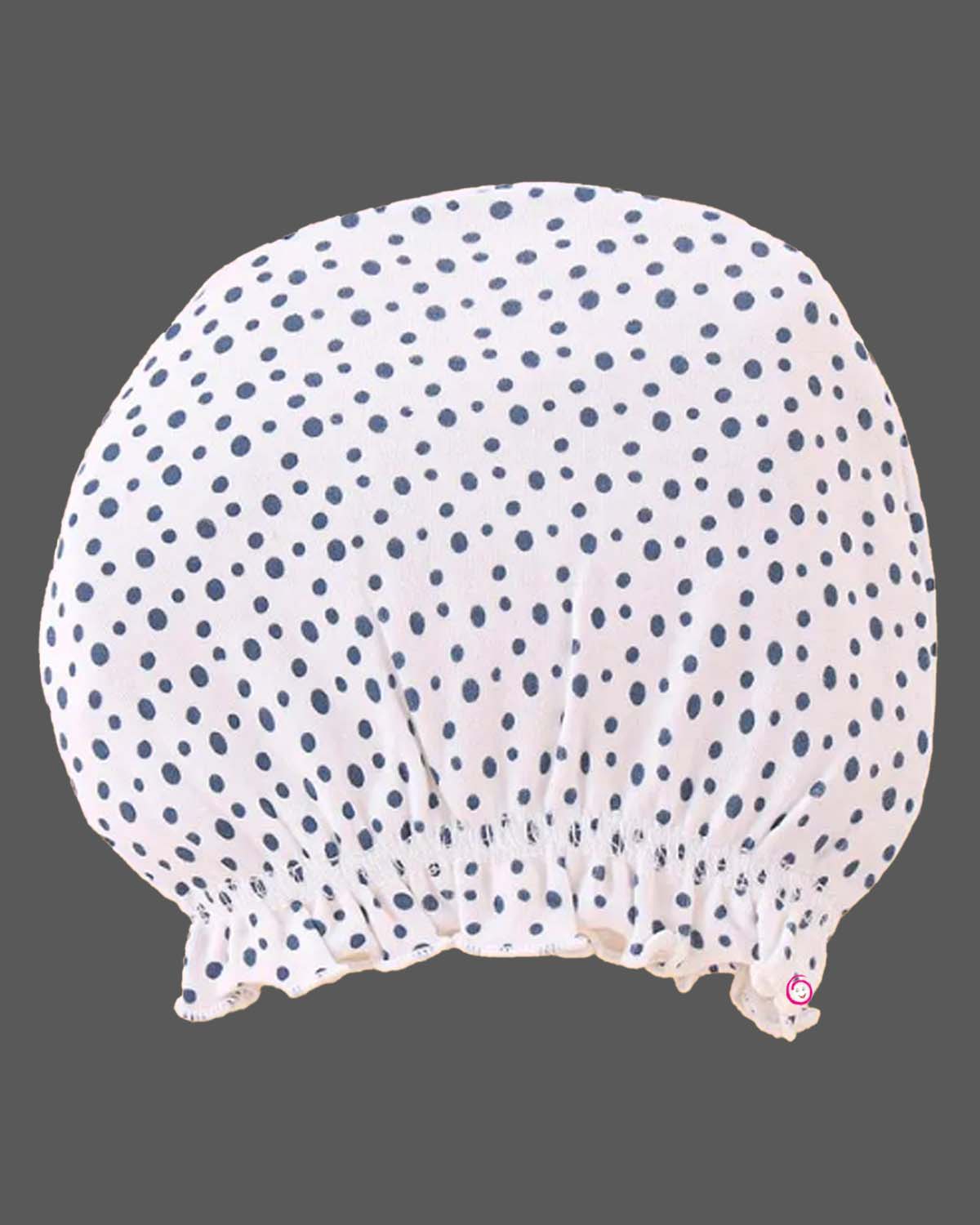 Girls full sleeves rabbit detailed romper with cap - Sea Green