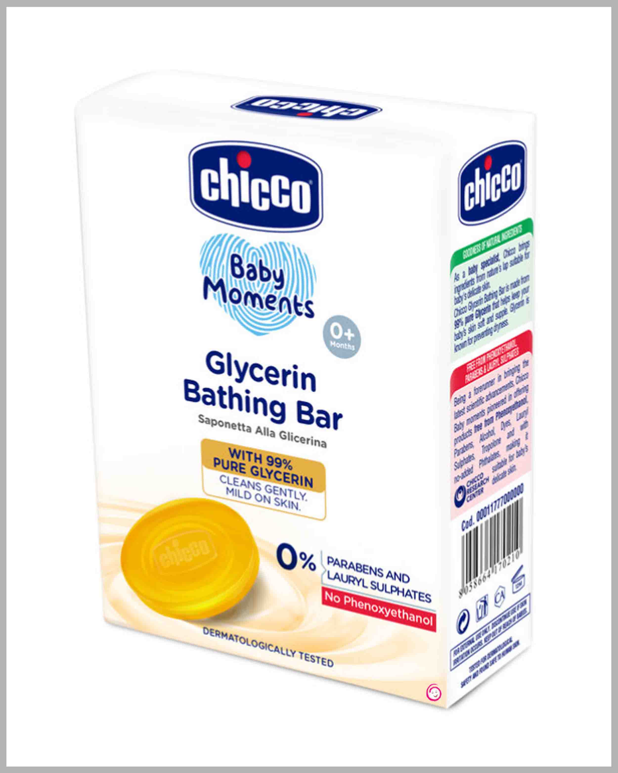 Chicco Baby Moments Glycerin Bathing Bar 75g