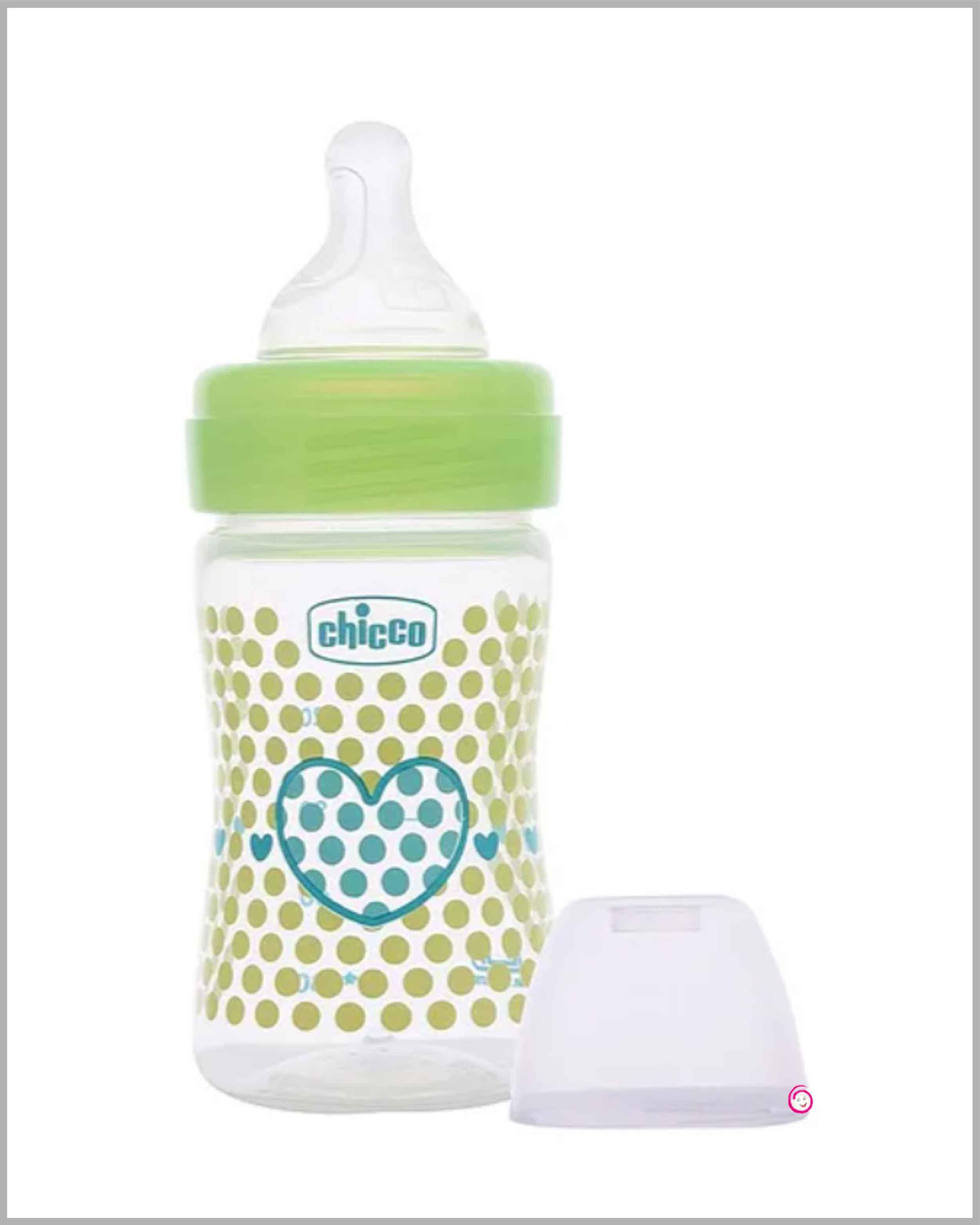 Chicco Well-Being Feeding Bottle (150ml) (Green)