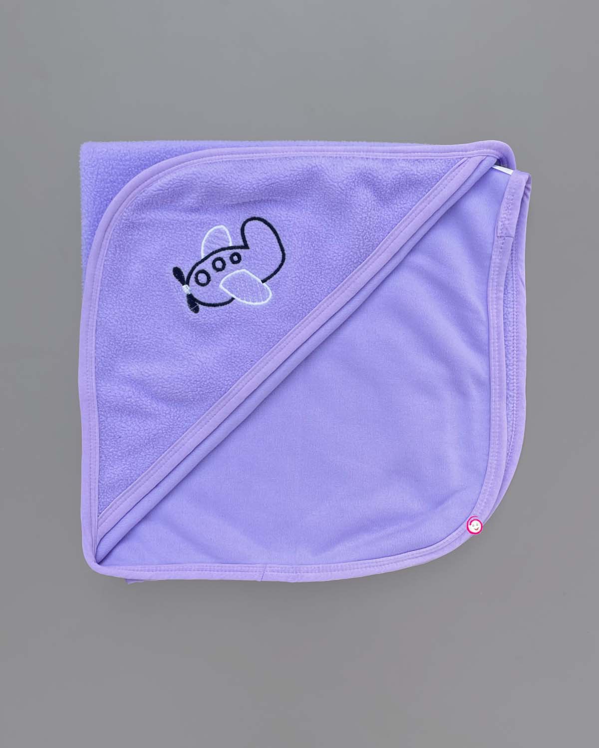 Kids Hooded Baby Towel - Purple