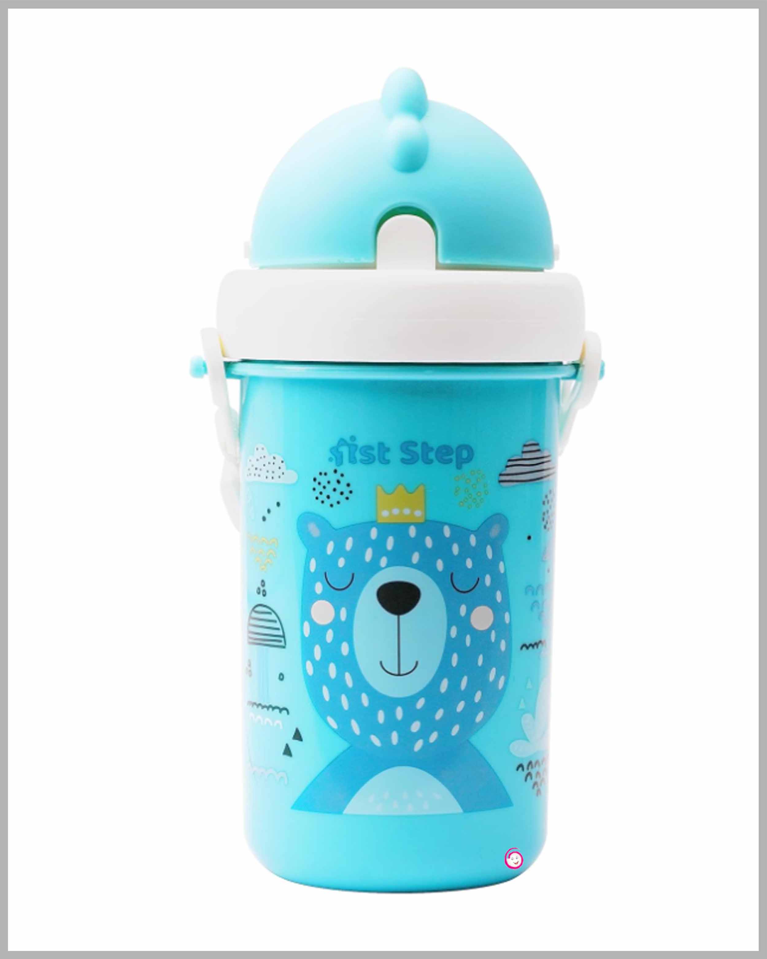 1st Step Straw Sipper for Easy Grip - Sky Blue