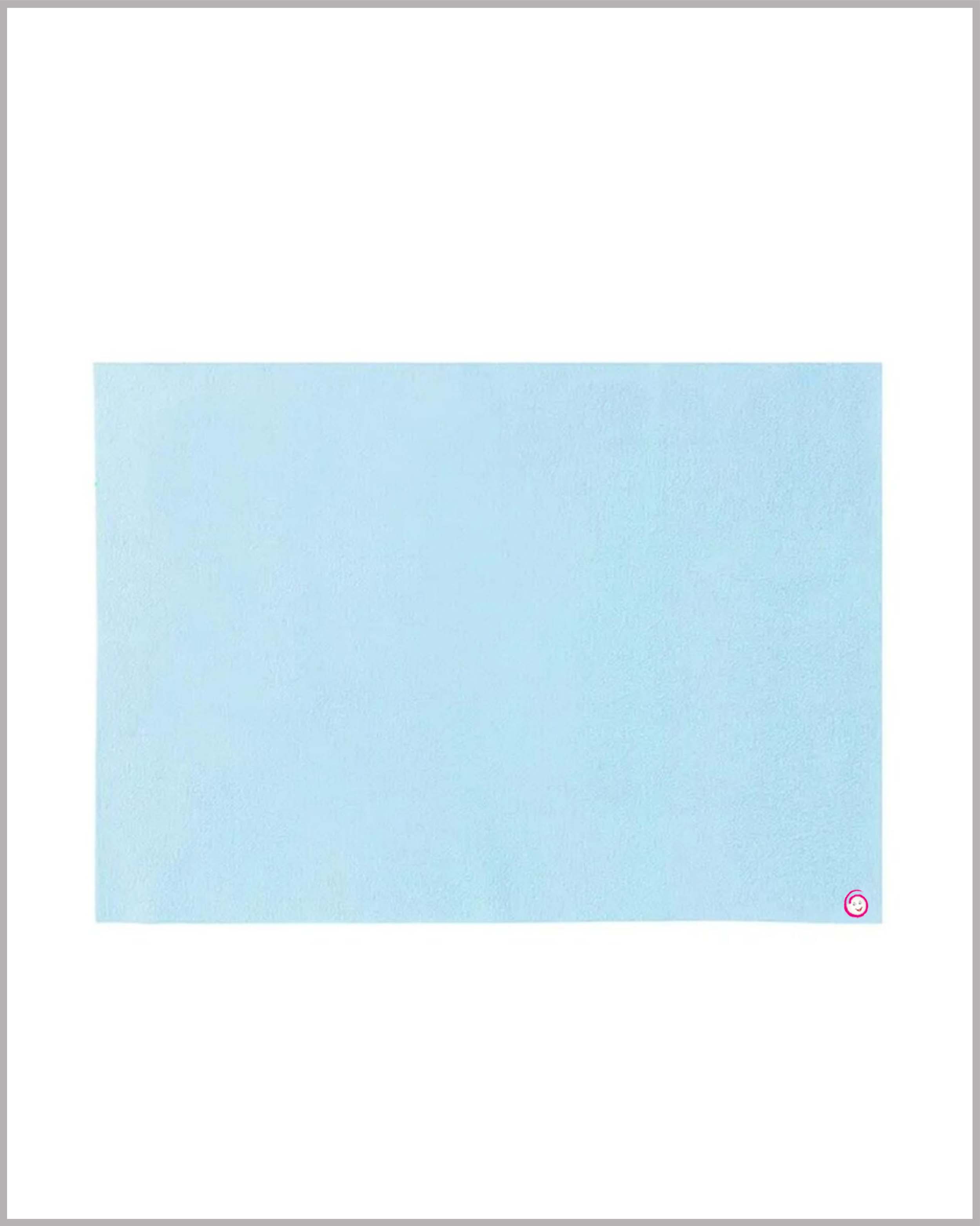 Quick Dry Sheet for Baby Bed Protector Waterproof Dry Sheet Reusable - Sky Blue(Large)