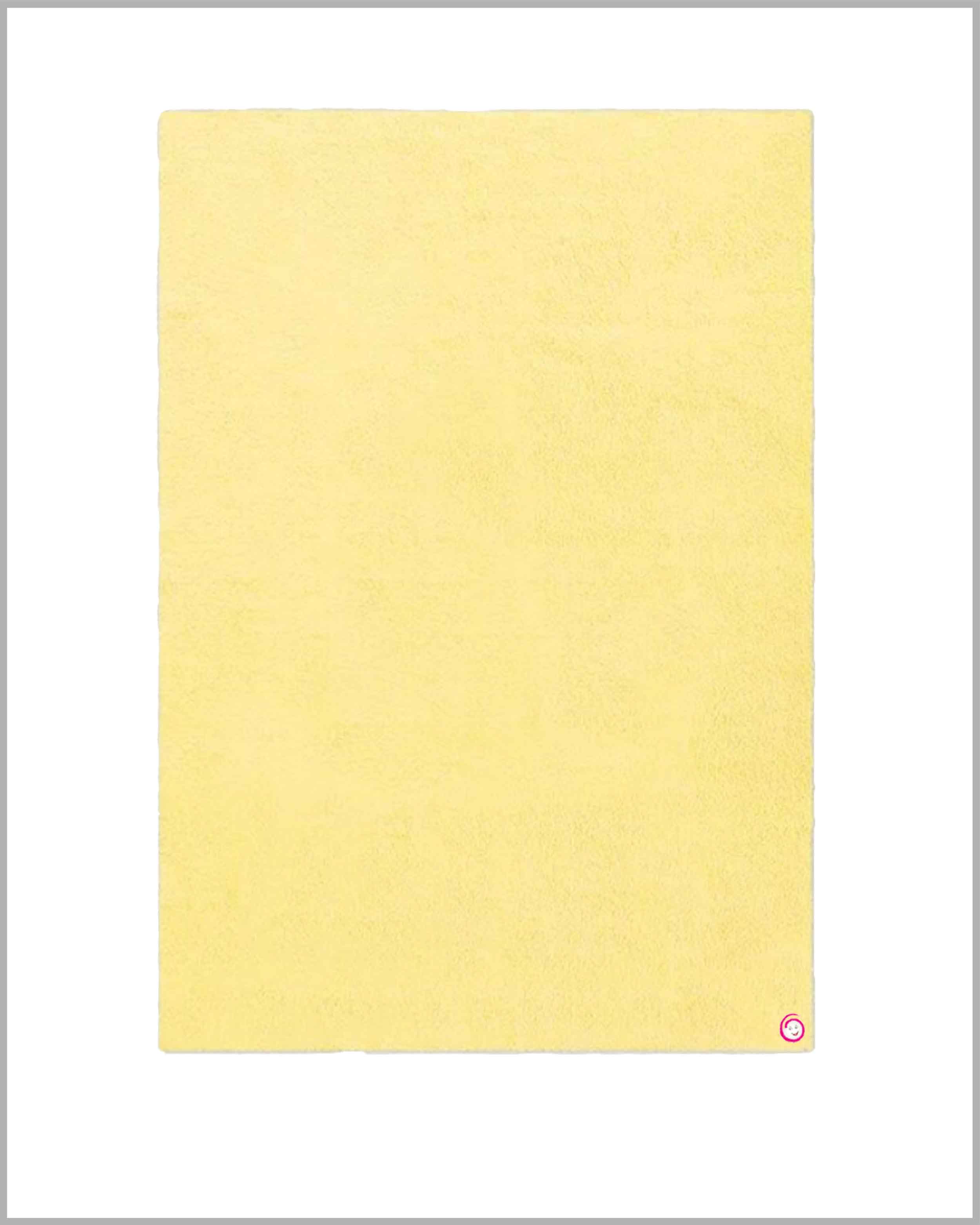 Baby Bed Protector Waterproof Dry Sheet Reusable - Light Yellow (Medium)