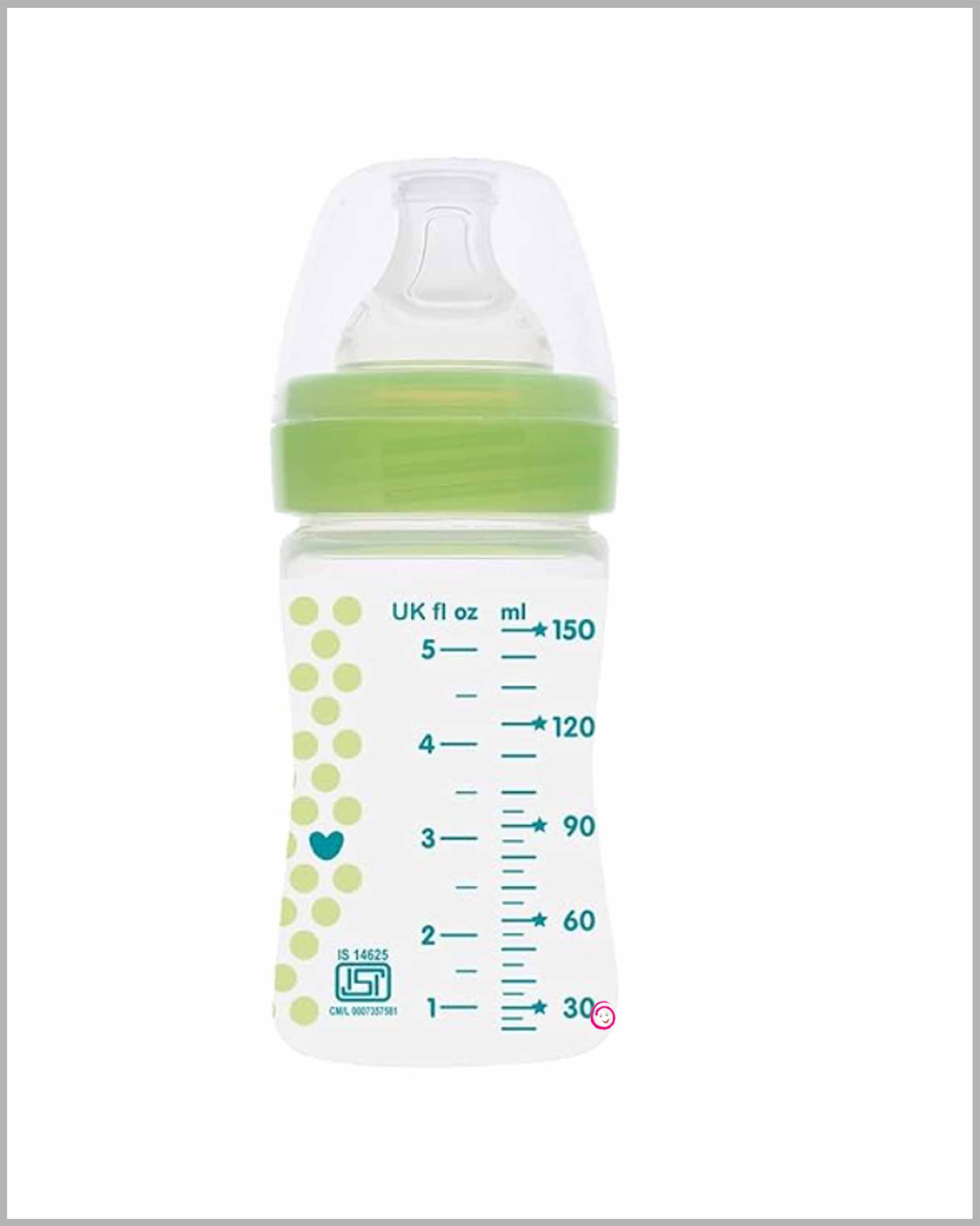 Chicco Well-Being Feeding Bottle (150ml) (Green)