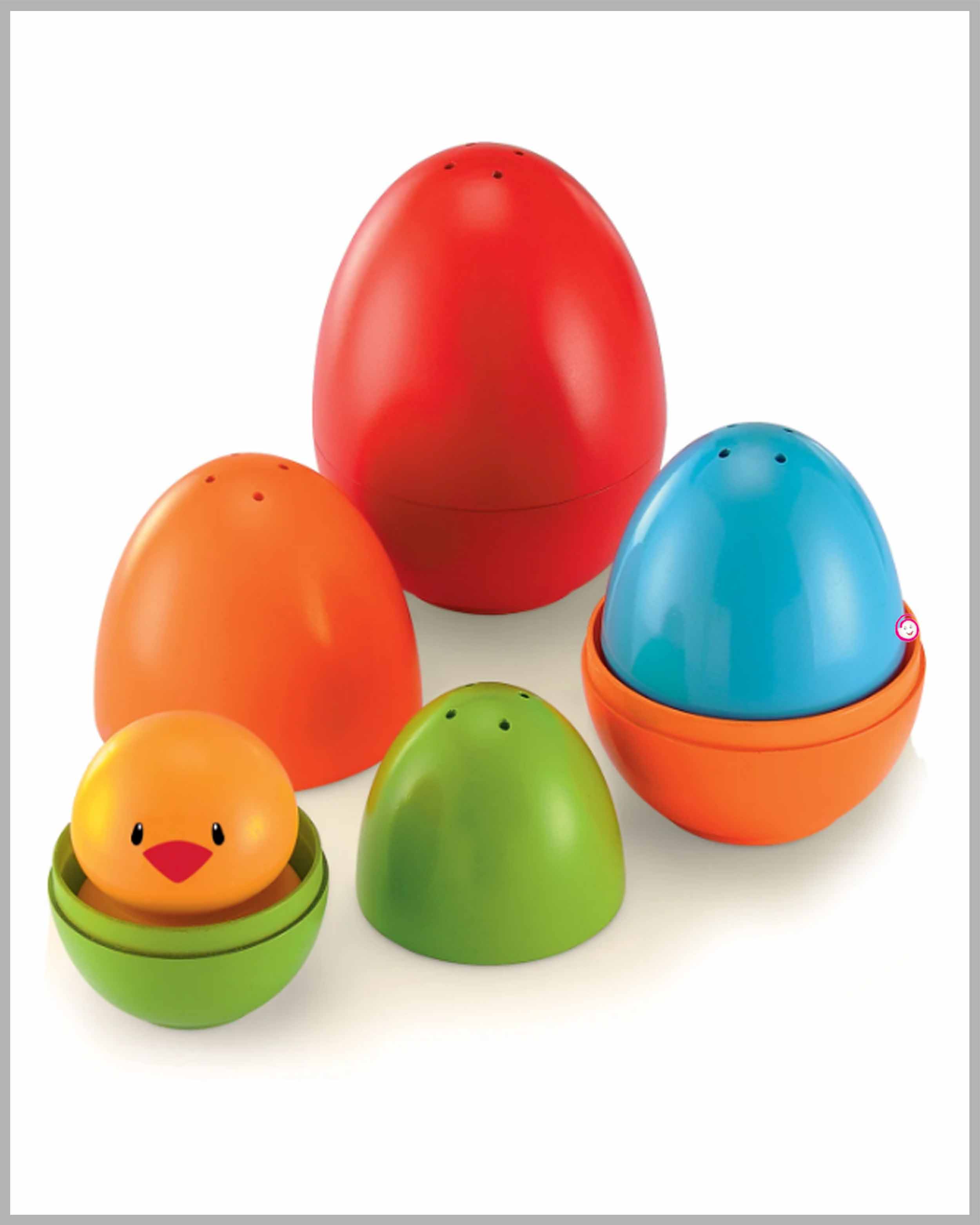 Funskool Plastic Eggs Nesting Toy With A Chick