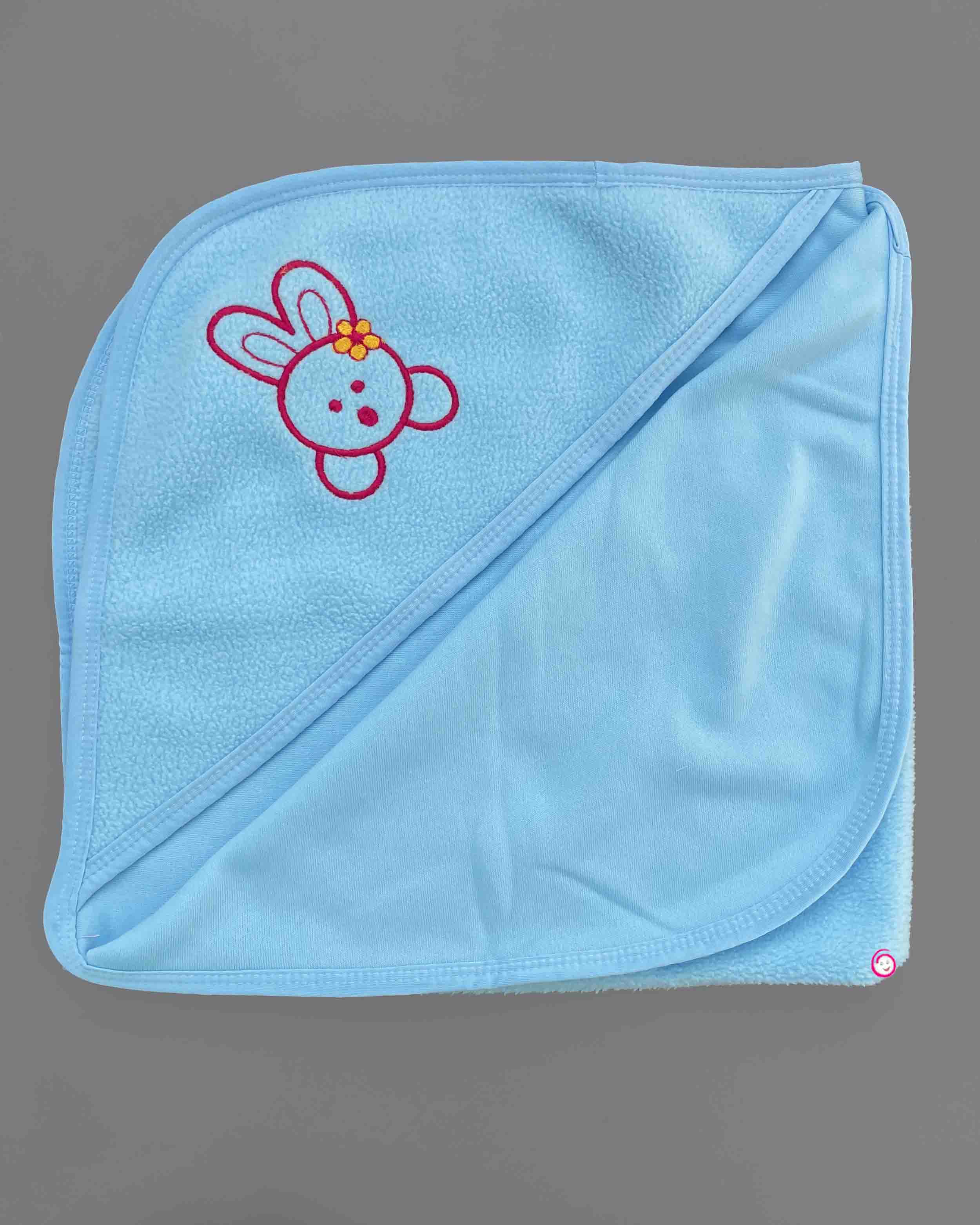 Kids Hooded Towel - Sky Blue