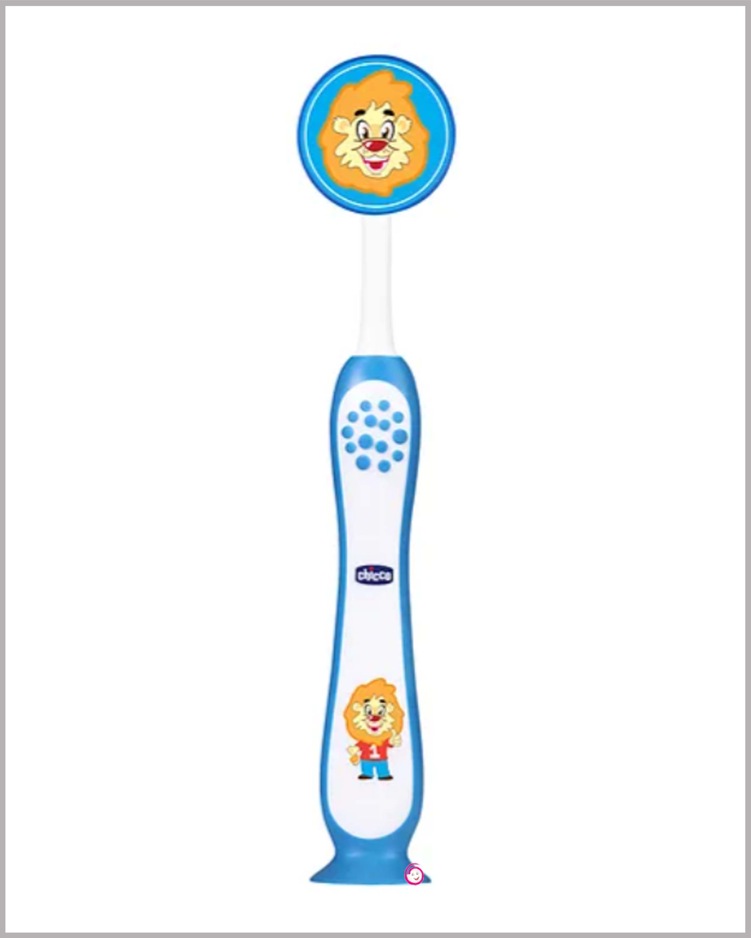 Chicco Ultra Soft lion Printed Toothbrush - Blue
