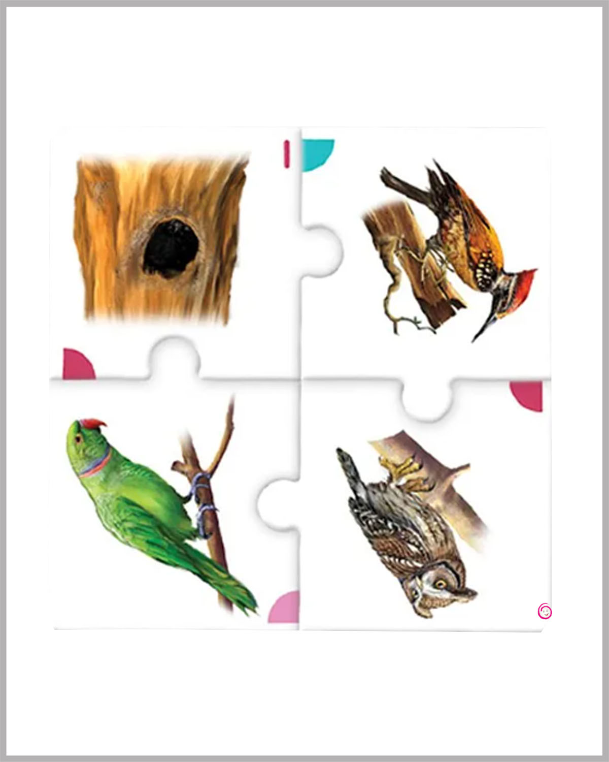 Toy kraftt Bird Watch Educational Puzzle Game - 5Y+