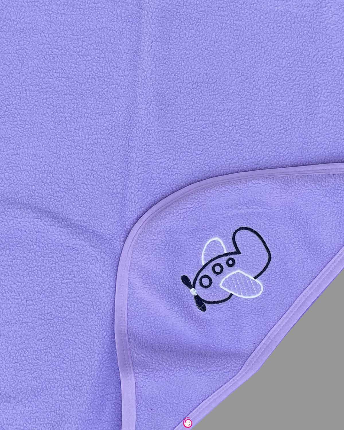 Kids Hooded Baby Towel - Purple