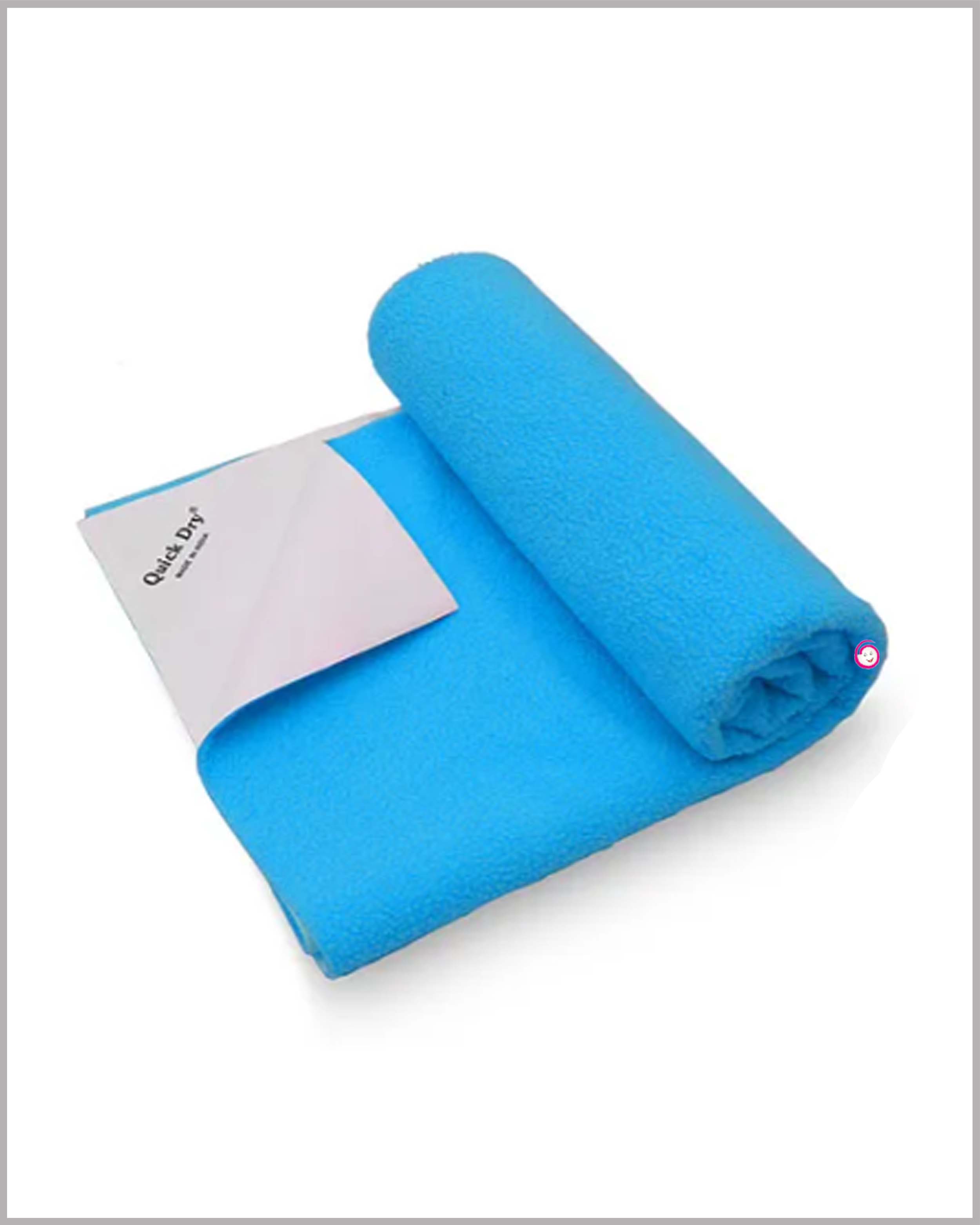 Quick Dry Sheet for Baby Bed Protector Waterproof Dry Sheet Reusable - Blue (Large)