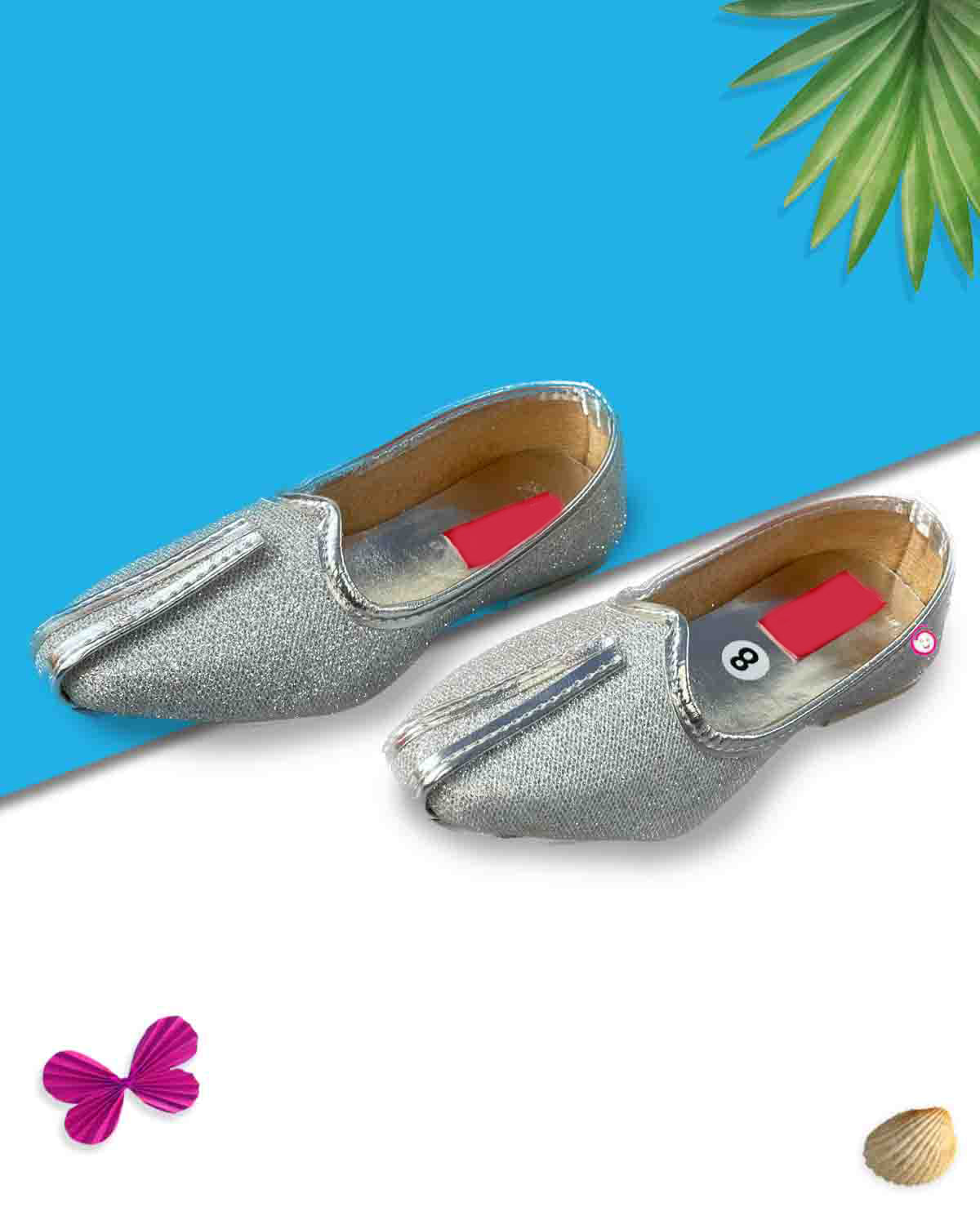 Boys Ethnic Wear Shoe- White