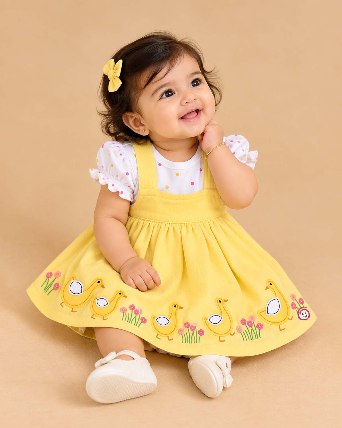 Girls pinafore dress for baby girl