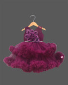 Designer ruffle occasion wear dress for girls for birthday, wedding, and reception functions