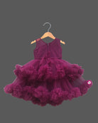 Designer ruffle occasion wear dress for girls for birthday, wedding, and reception functions