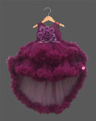 Designer ruffle occasion wear dress for girls for birthday, wedding, and reception functions