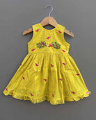 Girls birds elegant traditional frock