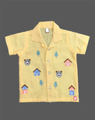 Boys Waffle Cotton Top & Shorts Set For Playdates & Summer Vacations