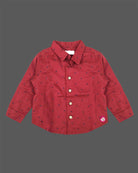 Little boy printed cotton shirt full sleeves button down for casual outings and birthday parties