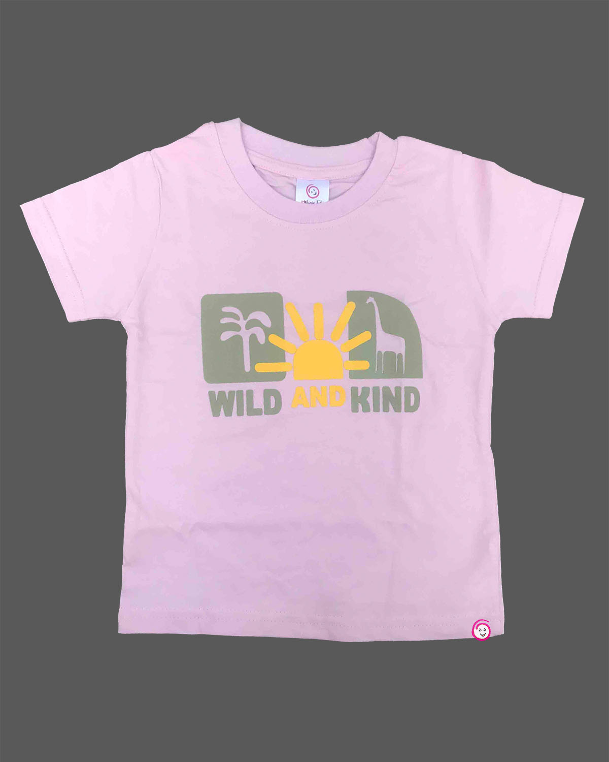 Young explorer safari cotton t shirt with short sleeves and crew neck