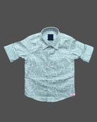 Boys full sleeve with Shirt - Sea Green 