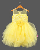 Tiered tulle frock and matching shrug featuring silk frocks for baby girl styling details