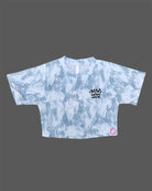 Baby girl printed crop top with half sleeve for casual outing wear
