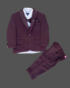 Boys elegant formal suits - Wine