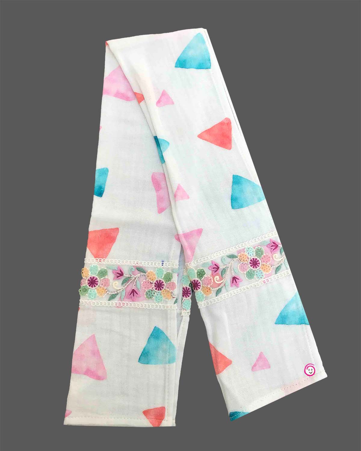 Little gentleman printed cotton Krishna dress set with printed dhoti stole headband and flute for Janmashtami