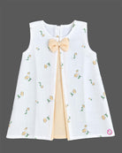infants frock printed cotton dress for infant casual wear