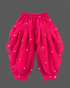 Toddler embroidered kurti and patiyala pants ethnic wear set for festive party and family celebrations