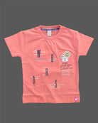 Toddler boy typography graphic tee with elastic drawstring checkered cargo shorts