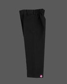 Boys black embroidered formal tuxedo suit set with blazer coat white shirt bow tie and pant for wedding party