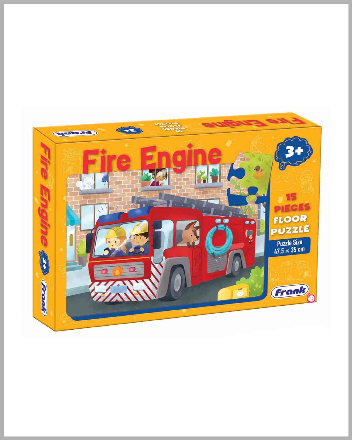 Frank Fire Engine 15 Pieces Floor Puzzle