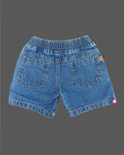 Toddler Boy Elastic Waist Denim Shorts for Casual Outing and Playtime with soft elastic waistband
