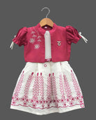 casual short frock design
