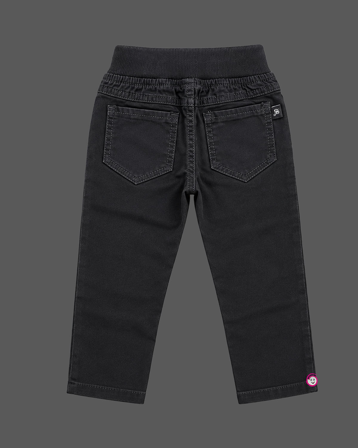 Toddler cotton blend pant with elastic drawstring waistband for kurta pajama for kids styling.