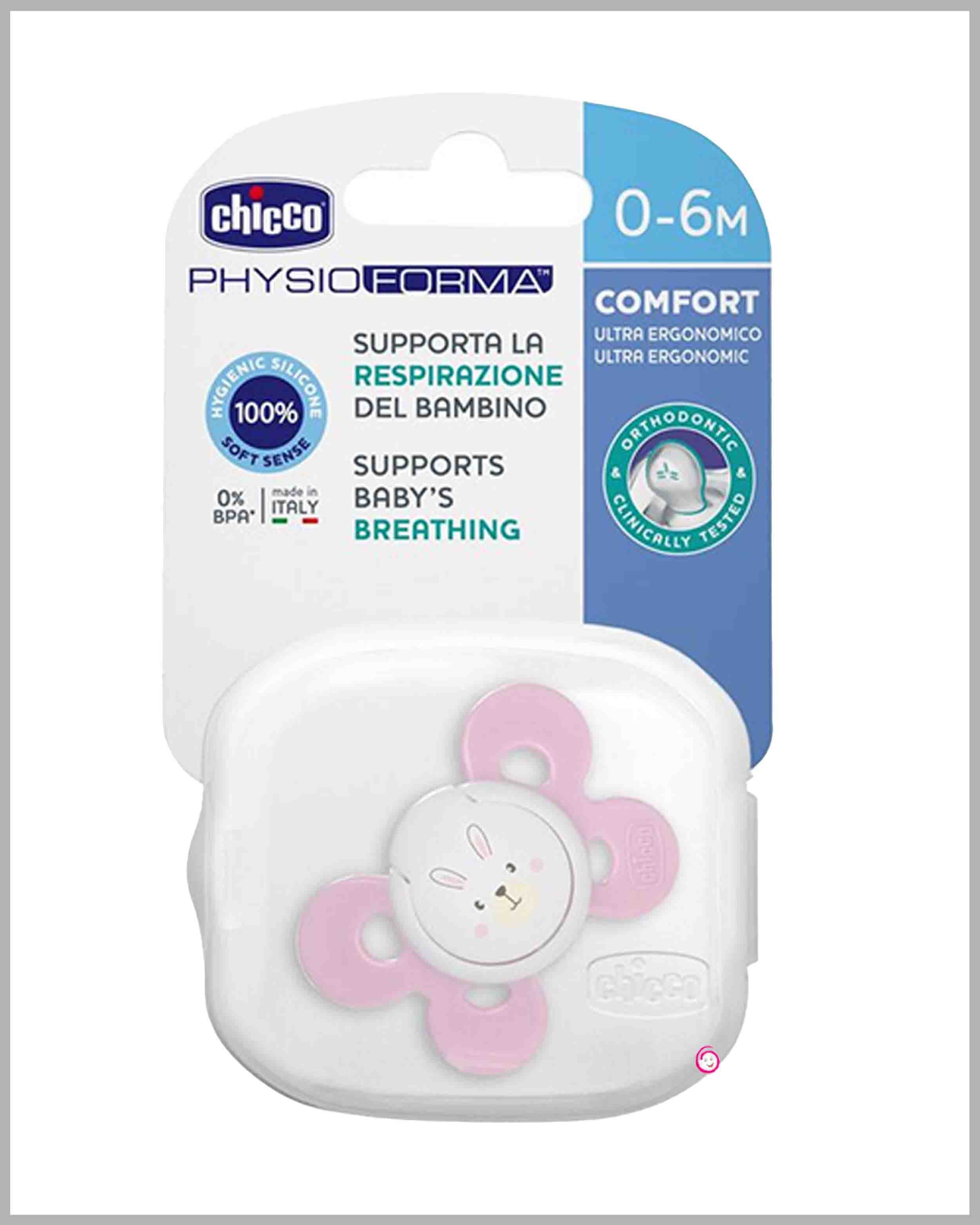 Chicco Physioforma comfort & supports baby's breathing-(0-6M)