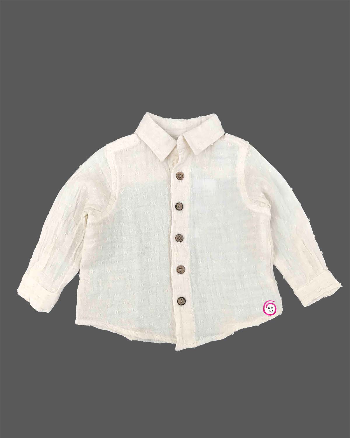 Toddler Muslin cotton shirt full sleeves button down for casual picnics and summer outings