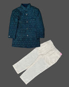 Boys Sequin & thread worked sherwani with pant