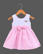 Infant Chikankari Cotton Frock for Summer Picnic and Birthday Party